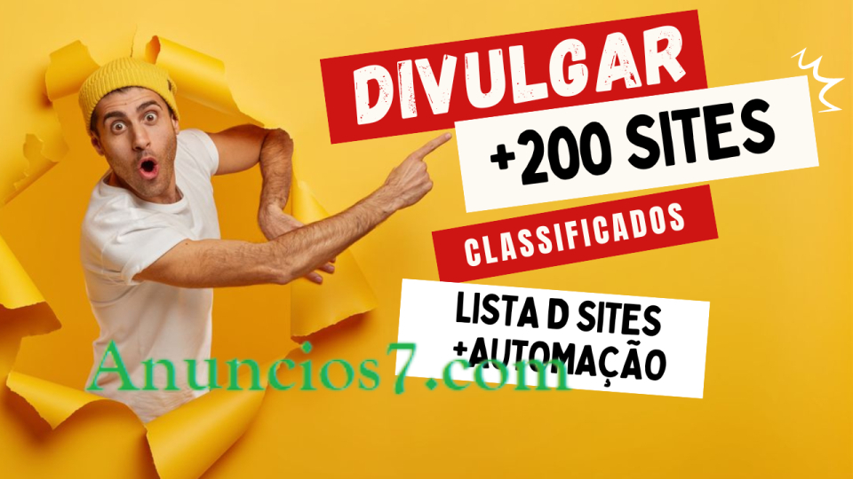Coloque Seu Produto em +200 Classificados